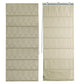 Deco Window Quilted Roman Blinds for Windows (Light Beige) 100% Blackout Curtains Thermal and Heat Reflective Shades for Home and Office